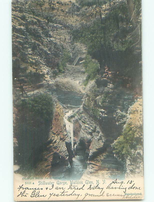 Pre1907 STILLWATER IN WATKINS GLEN Finger Lakes New York NY