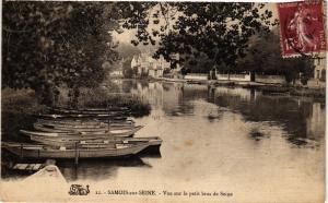 CPA SAMOIS-sur-SEINE - Vue sur le petit bras de SEINE (436562)
