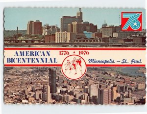 Postcard American Bicentennial Minnesota USA