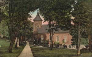 Lexington Virginia VA Washington and Lee University Chapel Vintage Postcard