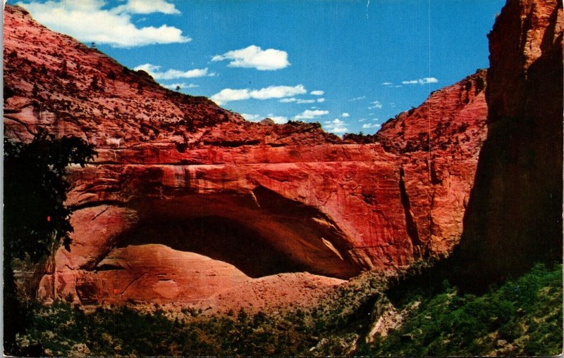 Great Arch Carmel Highway Zion National Park Utah Scenic Chrome Postcard 