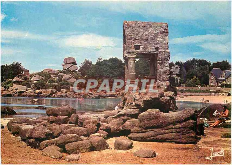 'Postcard Modern Ploumanac''h C N Oratory St Guirec and Napoleon''s Hat'