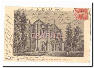 Old Postcard View of the & # 39abbaye of Longpoint