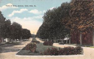 IA, Iowa         IOWA AVENUE STREET SCENE   Residential??      c1910's Postcard