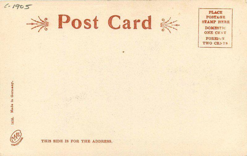 Connecticut River C-1905 View Mt Tom Springfield Massachusetts postcard 8722