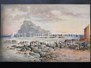 c1906 - Scotland: The Bass Rock - By Artist: S. Bowers