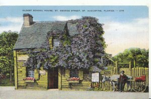 America Postcard - Oldest School House - St Augustine - Florida - Ref 21224A