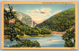 Vtg Pennsylvania PA Picturesque Delaware Water Gap 1930s Linen View Postcard