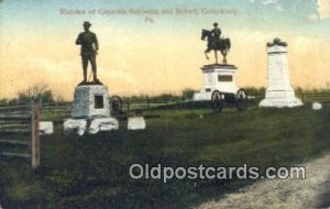 Statues Of Generals Reynolds and Butford, Gettysburg, Pennsylvania, PA USA Mi...