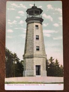 1913 Weston Observatory, Lighthouse, Manchester, New Hampshire B2-