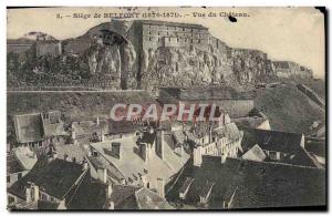 Old Postcard Belfort Siege of the Castle View