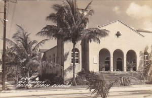Florida Delray Beach Cason Memorial Methodist Church Real Photo