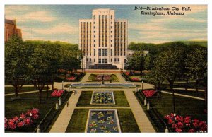 Postcard BUILDING SCENE Birmingham Alabama AL AQ6298