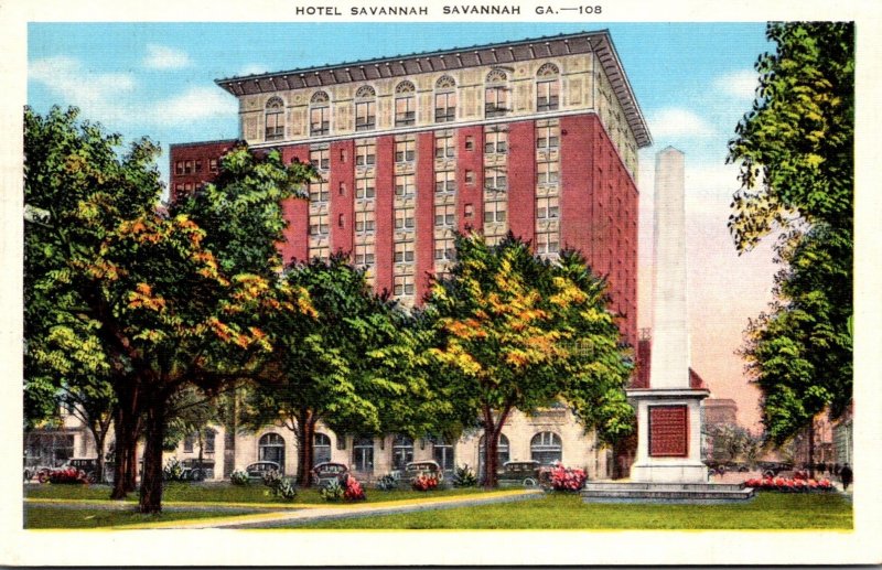 Georgia Savannah Hotel Savannah 1941