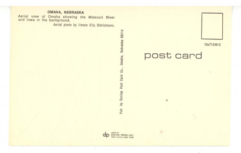 NE - Omaha. Aerial View