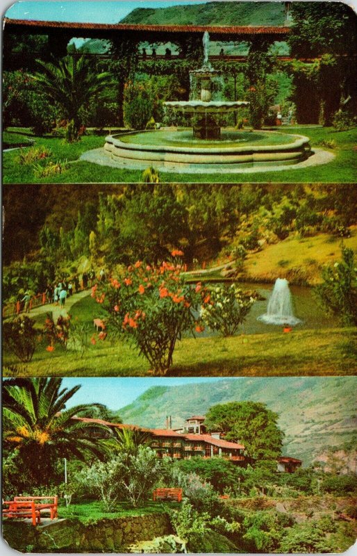 Vistas Parciales San Jose Purua Michoacan Mexico Multiview VTG Postcard PM WOB 