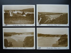 Cornwall 4 x PORTCOTHAN BAY Reproduction Postcard c1930s by Frith