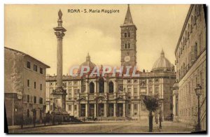 Old Postcard Roma S Maria Maggiore