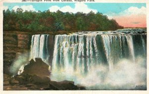 1933 Terrapin Point from Canada Niagara Falls Vintage Postcard