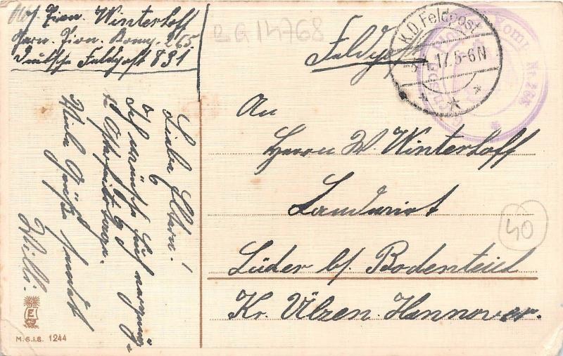 BG14768 rabbit couple humanized egg  train flower  easter ostern germany