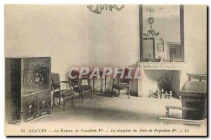 Old Postcard Ajaccio House of Napoleon I The Father of room Napoleon I