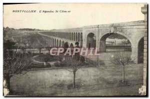 Old Postcard The Montpellier Aqueduct St Clemont