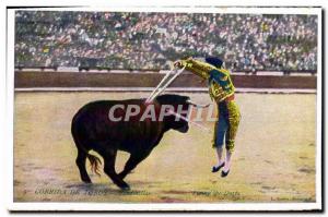 Old Postcard Bullfight Bullfight Bullfight of Toros Banderillas