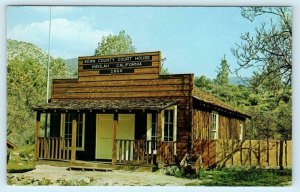 HAVILAH, California CA ~ Historic First KERN COUNTY COURT HOUSE c1960s Postcard