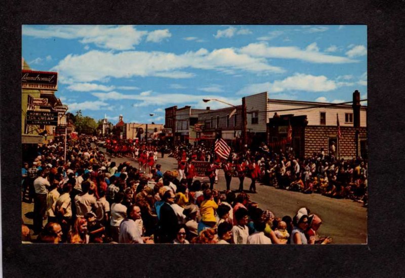 Ny Apple Blossom Festival Marching Band Parade Williamson New York Postcard United States New York Other Postcard Hippostcard