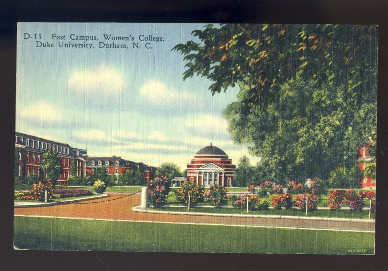 Durham, North Carolina/NC Postcard, East Campus, Women's College,Duke University