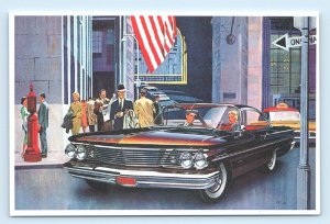 Car Advertising 1960 PONTIAC BONNEVILLE Vintage Automobile Repro 4x6  Postcard