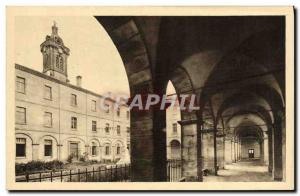 Old Postcard Petit Seminaire D & # 39Aubenas The Facade Of The Garden D & # 3...