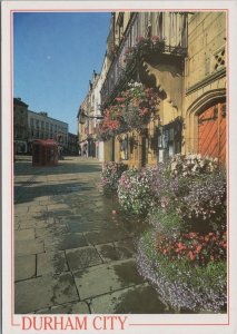 Co Durham Postcard - Durham City, The Town Hall & Market Square RR17592