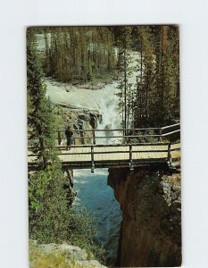 Postcard Sunwapta Canyon and Falls, Jasper National Park, Canada