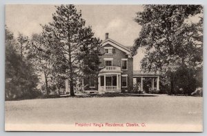 Oberlin OH President King's Residence College Ohio Postcard E38