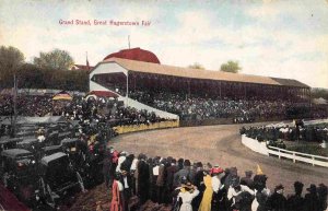 Horse Race Track Grandstand Great Hagerstown Fair Maryland 1910s postcard
