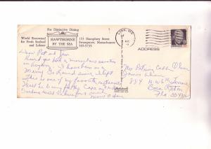 Interior, Restaurant, Hawthorne by the Sea, Swampscott, Massachusetts.Used 1974?