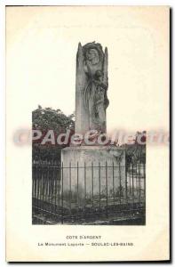 Old Postcard Soulac Les Bains Cote D'Argent monument Laporte