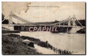 Mery sur Marne - Le Pont Luzancy - Old Postcard