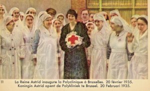 Postcard Sweden Royalty with Nursing Group.     L9