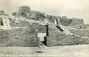 RPPC Postcard Keyhole Doorway Aztec Ruins National Monument NM P61 SW Postcard