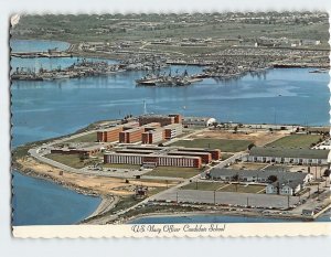 Postcard Aerial View US Navy Officer Candidate School Newport Rhode Island