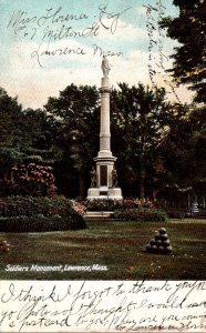 Massachusetts Lawrence Soldiers Monument 1907