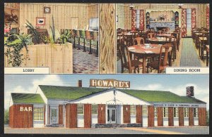 Howards Cafe Rock Springs Wyoming Unused c1939