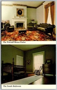 Kansas City Missouri 1970s Postcard John Wornall House Parlor And Bedroom