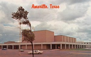 Amarillo, TX Texas NEW CIVIC CENTER Theater/Auditorium~Ice Skating Rink Postcard