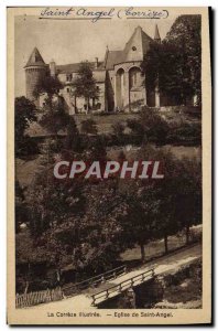 Old Postcard The Correze Illustree Church Of Saint Angel