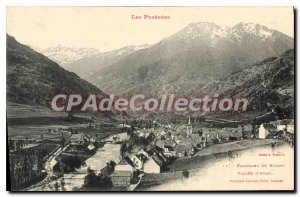 Old Postcard Panorama of the Pyrenees Bosost Aran Valley