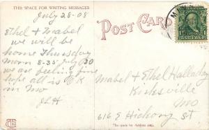 Vintage Postcard Kearney County Courthouse Minden NE Nebraska