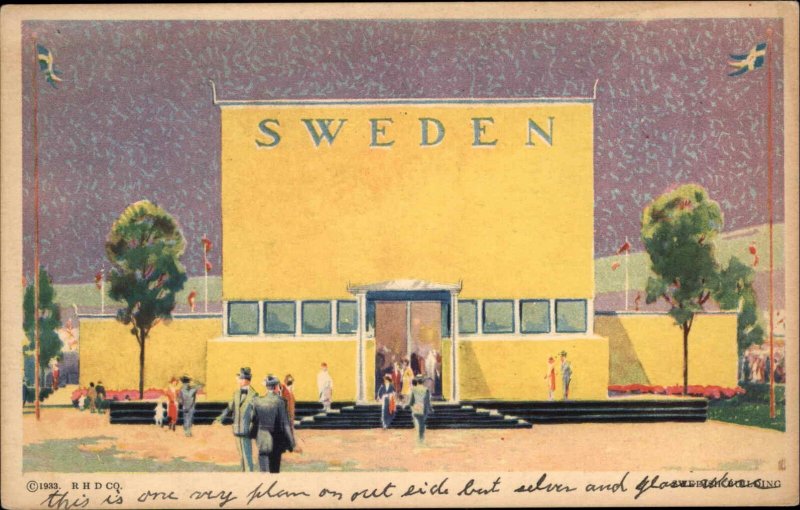Chicago World Fair 1933 Century of Progress Vintage Postcard 48